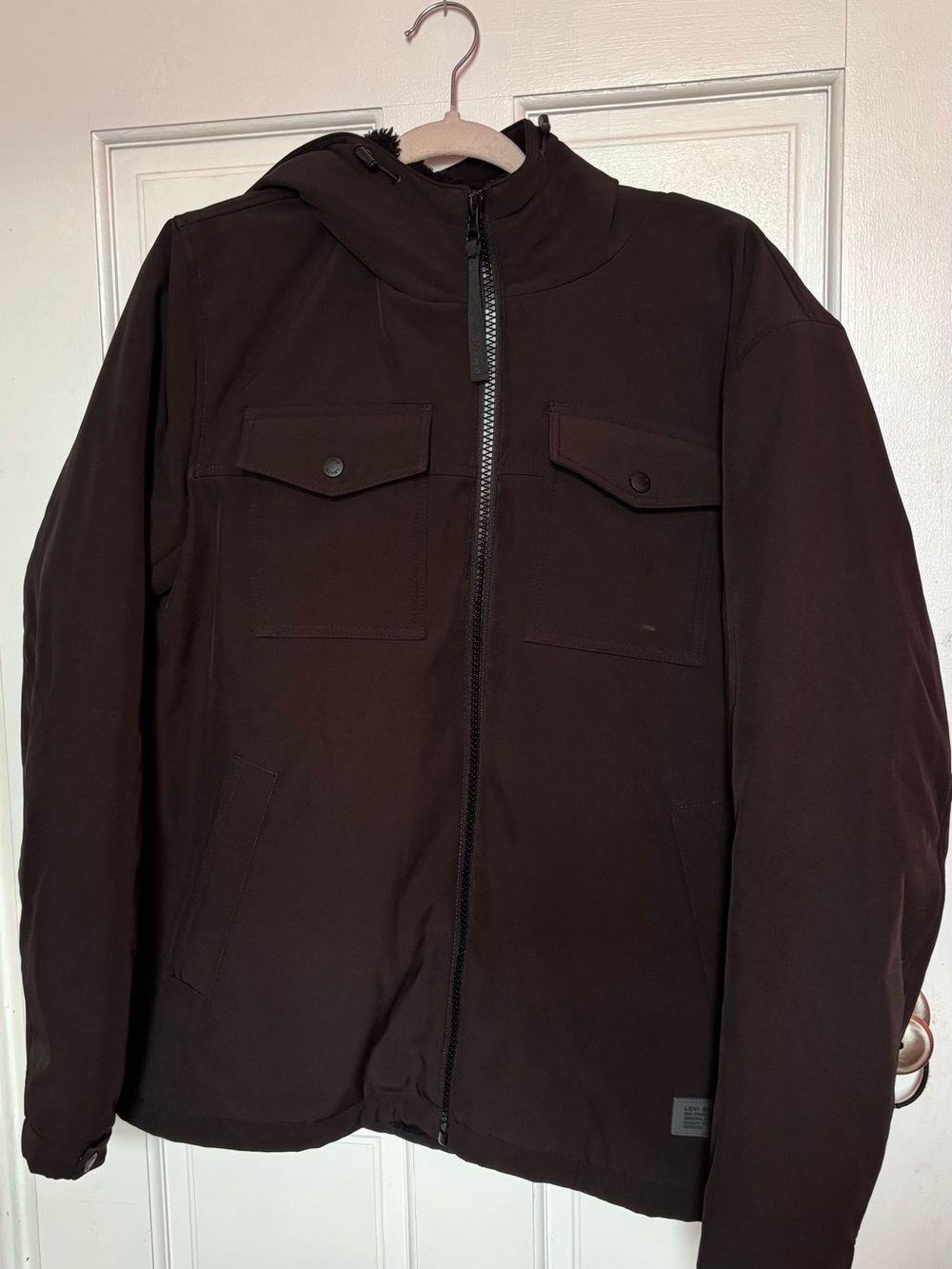 Men's Levi's Soft Sherpa Lined Hooded Jacket